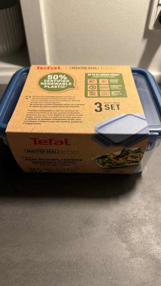 Plastik, Opbevaringssæt, Tefal