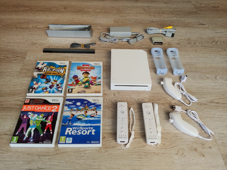 Nintendo Wii Med 4 Spil