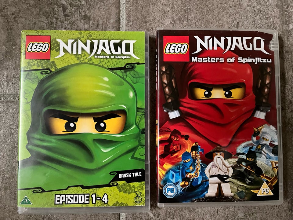 Ninjago med flere, DVD, tegnefilm