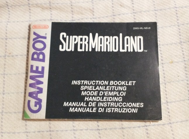 Nintendo Tilbehør Game Boy Manual