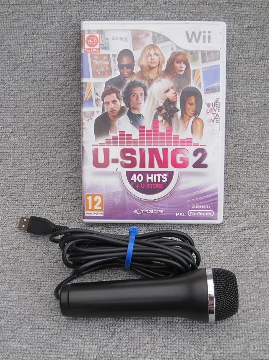 U-Sing 2 spil + mikrofon, Nintendo