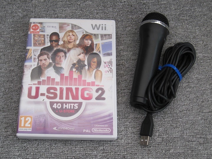 U-Sing 2 spil + mikrofon, Nintendo