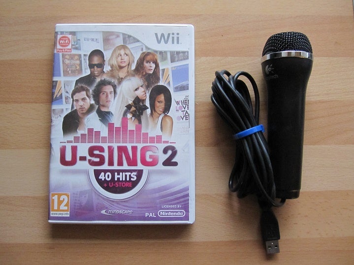 U-Sing 2 spil + mikrofon, Nintendo