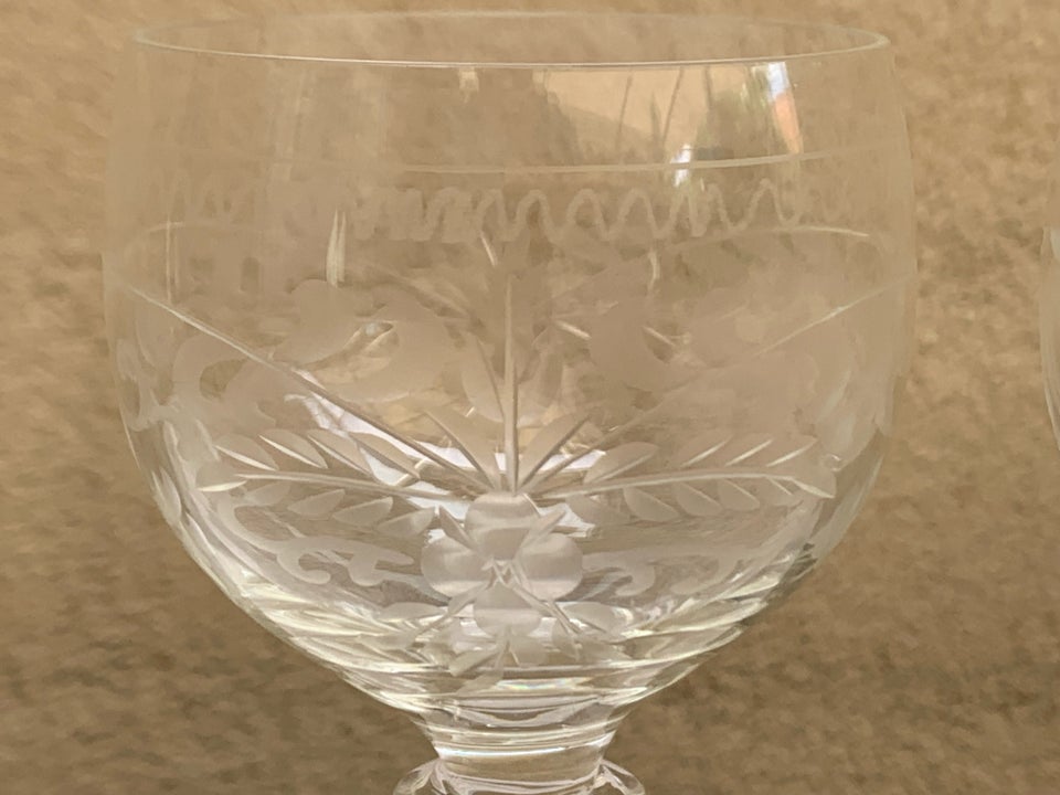 Glas, Antikke slebne krystalglas