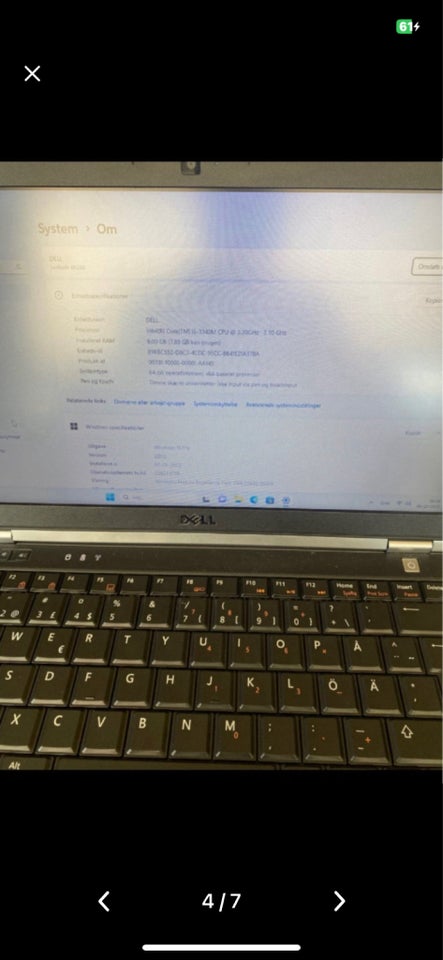 Dell Latitude E6230 27 GHz 8 GB