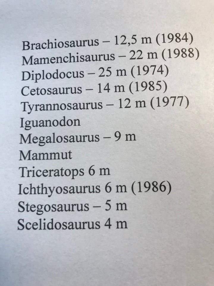 Dinosaurer - origanale fra...