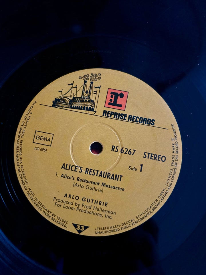 LP, Arlo Guthrie, Alice’s