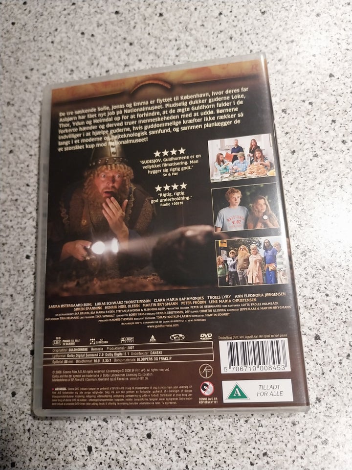 GULDHORNENE DVD familiefilm