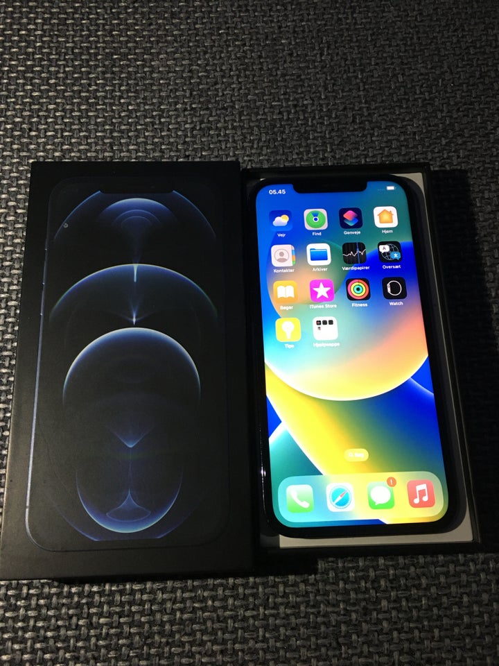 iPhone 12 Pro Max, 128 GB, sort