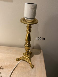 Messing “ guld” bordlampe