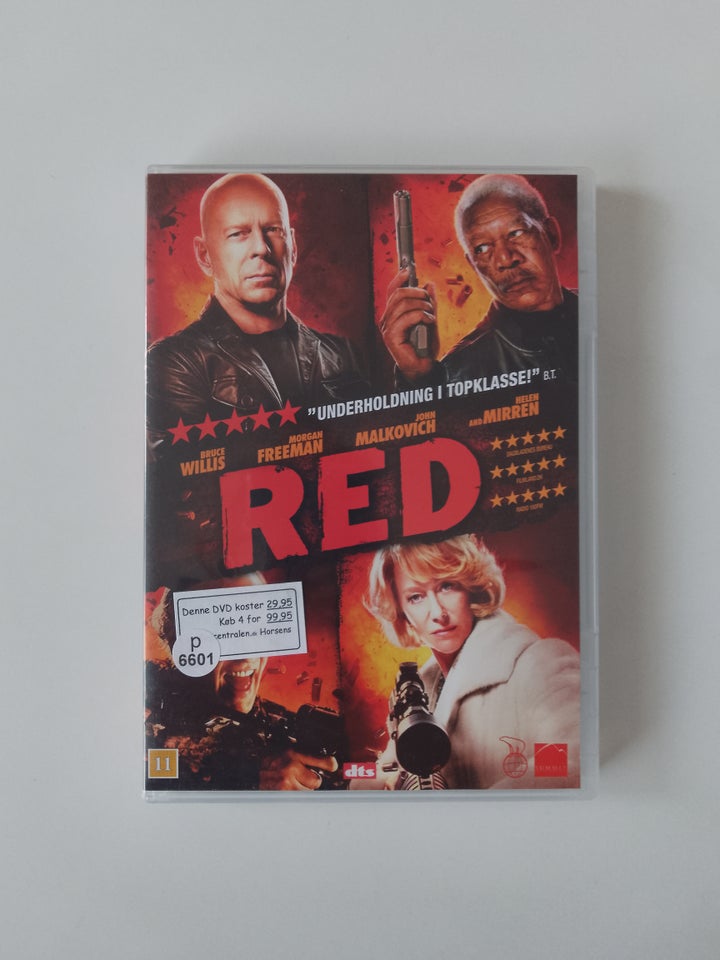 Red, DVD, action