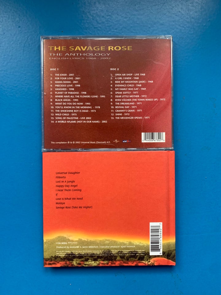 SAVAGE ROSE: 2 CD ALBUMS, rock