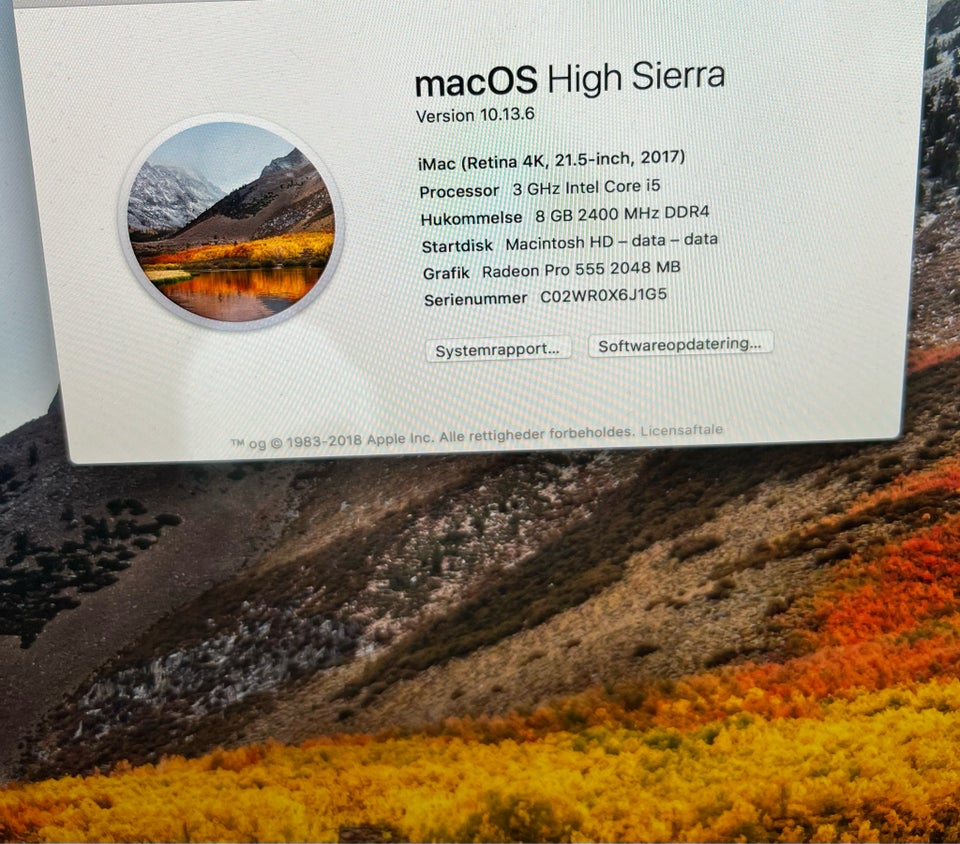 iMac iMac (Retina 4K 215”)