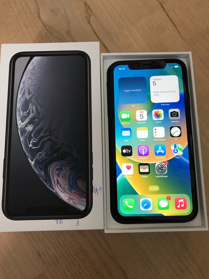 iPhone XR, 64 GB, sort