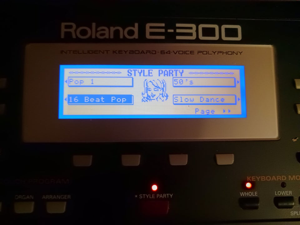 Keyboard, Roland E300