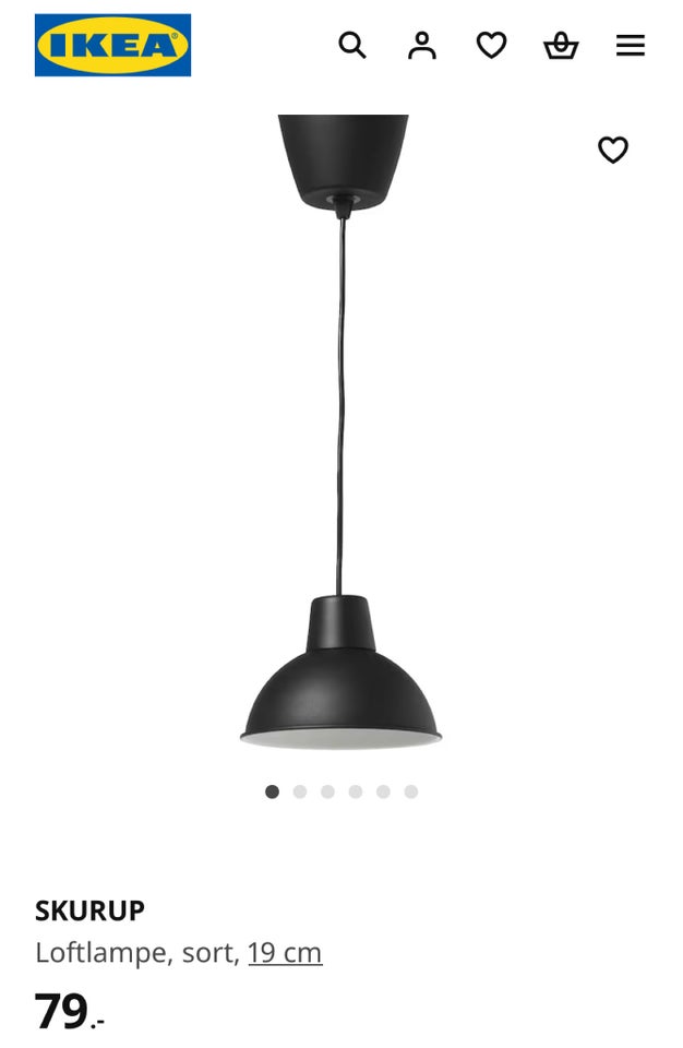 Anden loftslampe Ikea