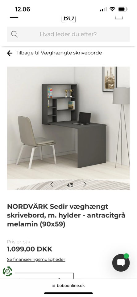 Skrive-/computerbord, Nordvärk,