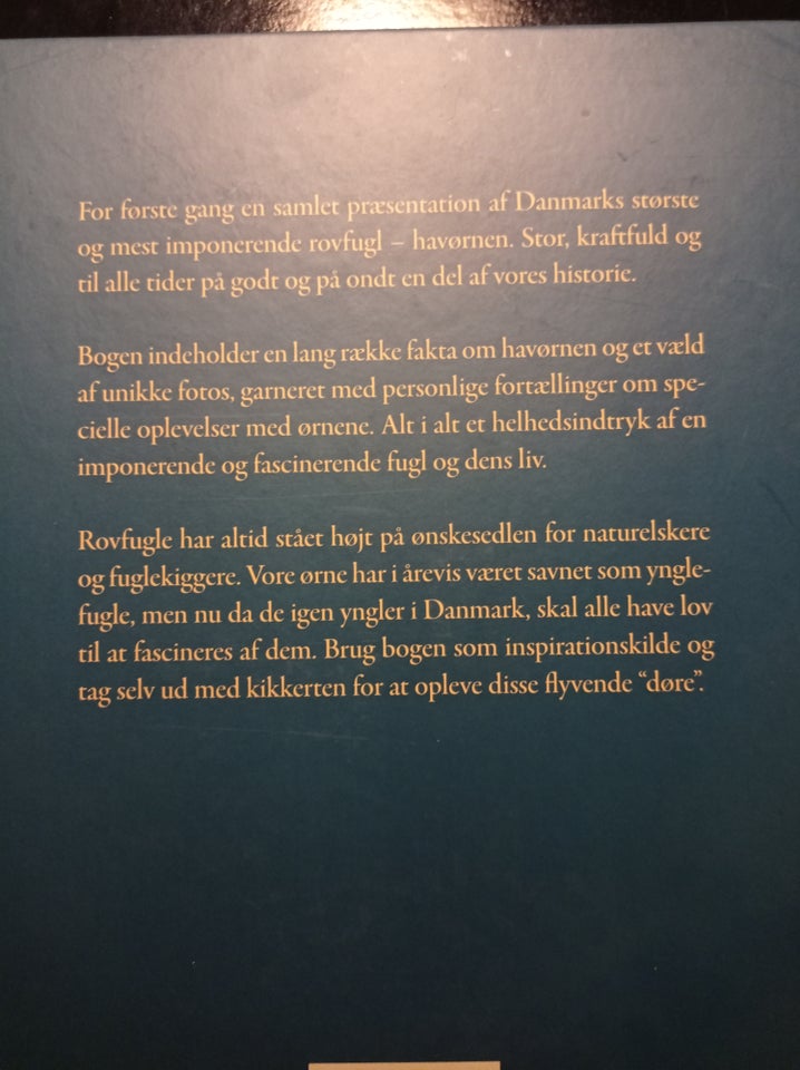 Havørnens Danmark emne: dyr