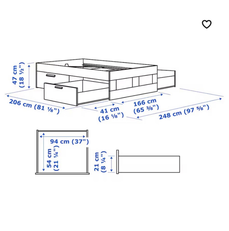 Dobbeltseng IKEA