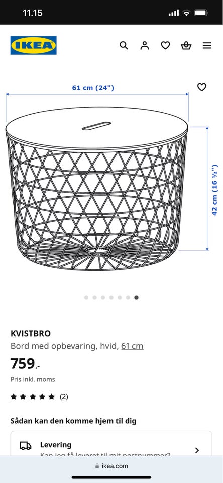 Kvistbro kurv , Ikea