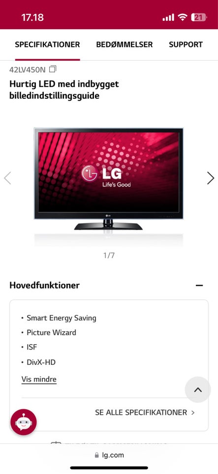 LG, 42", widescreen