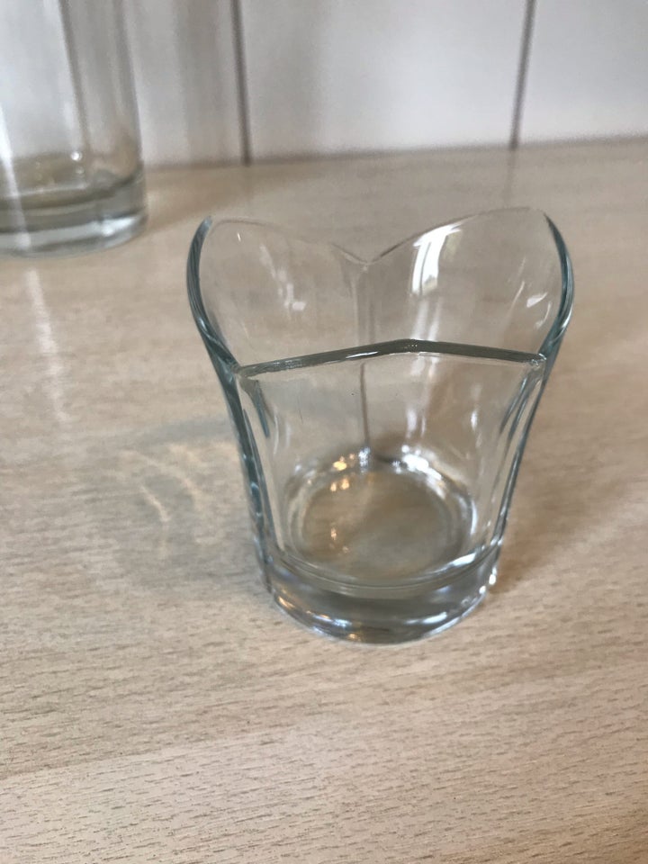 Glas Vase/fyrfadsstager  Erik