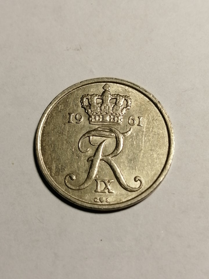 Danmark, mønter, 25 øre