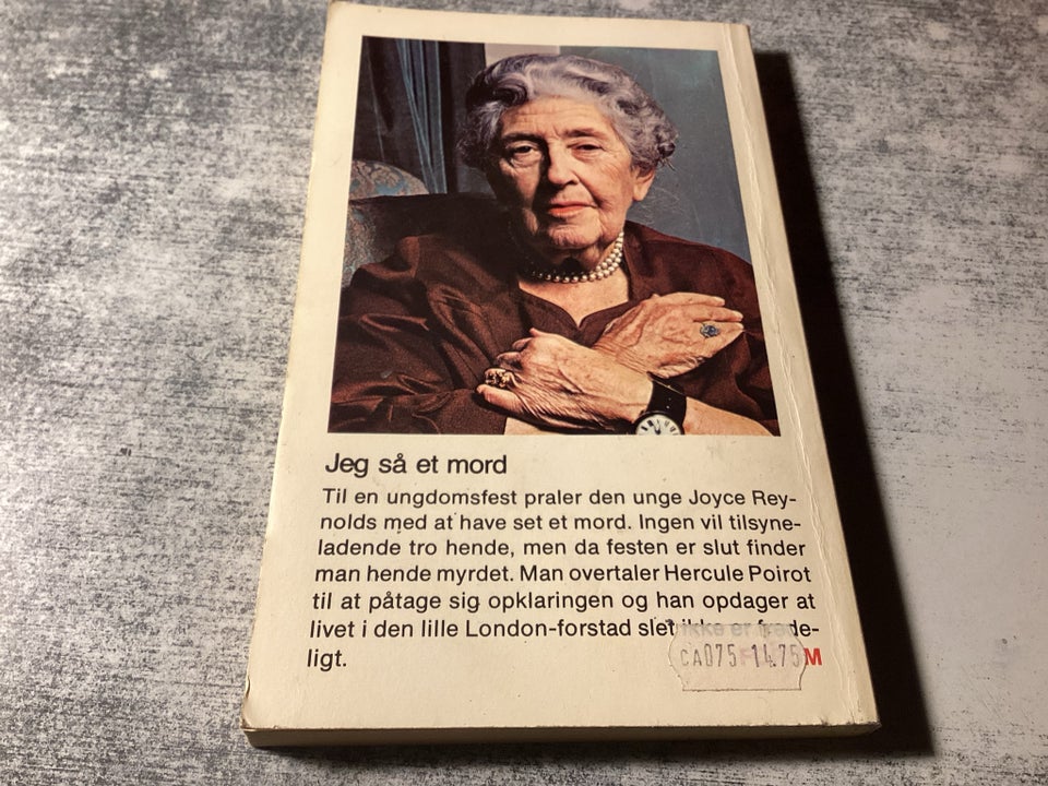 Jeg så et mord 75 Agatha Christie 