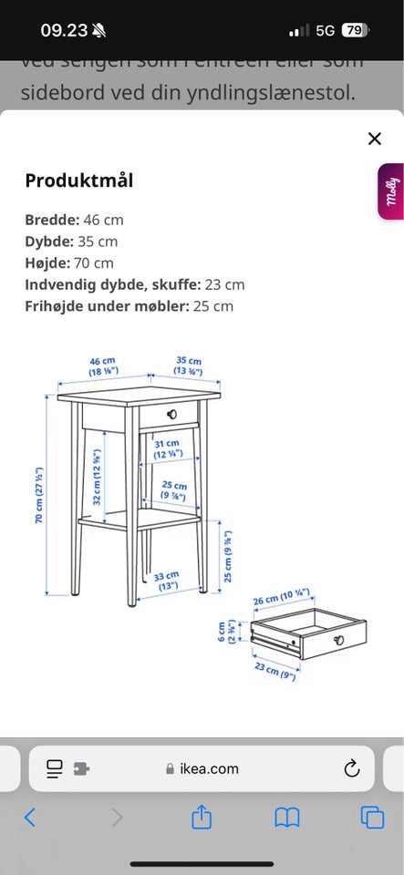 Natbord, IKEA