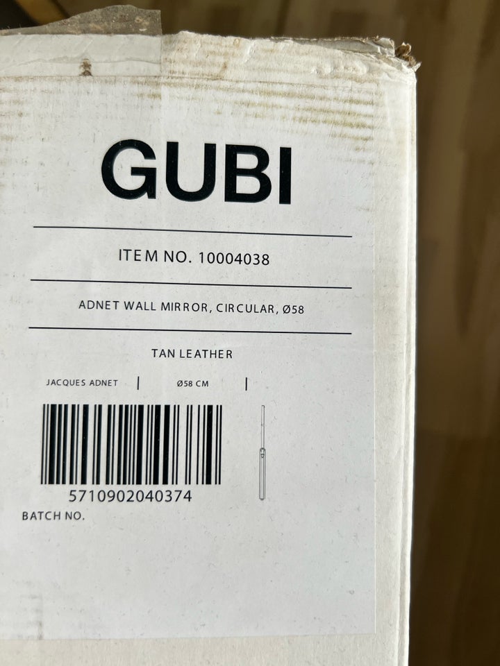 GUBI Adnet Wall Mirror  Spejl