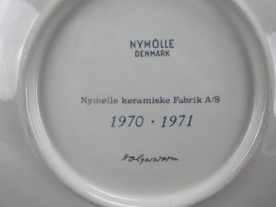 Holger Worm Platte Nymølle 1971