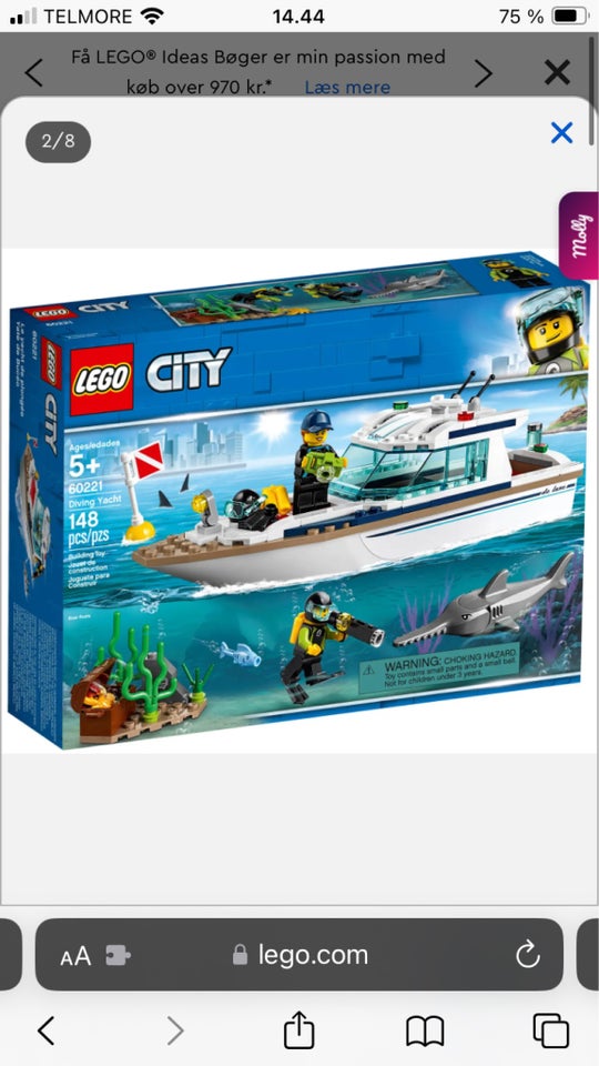 Lego City, Dykker-yacht