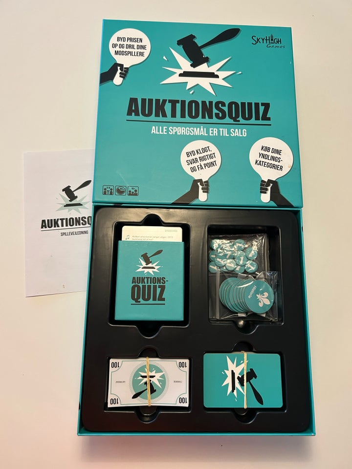 Auktionsquiz, Familiespil,