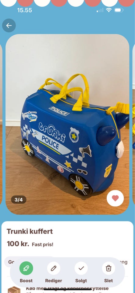 Børnekuffert, Trunki