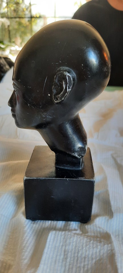 Skulptur af Nefertiti, sort, -