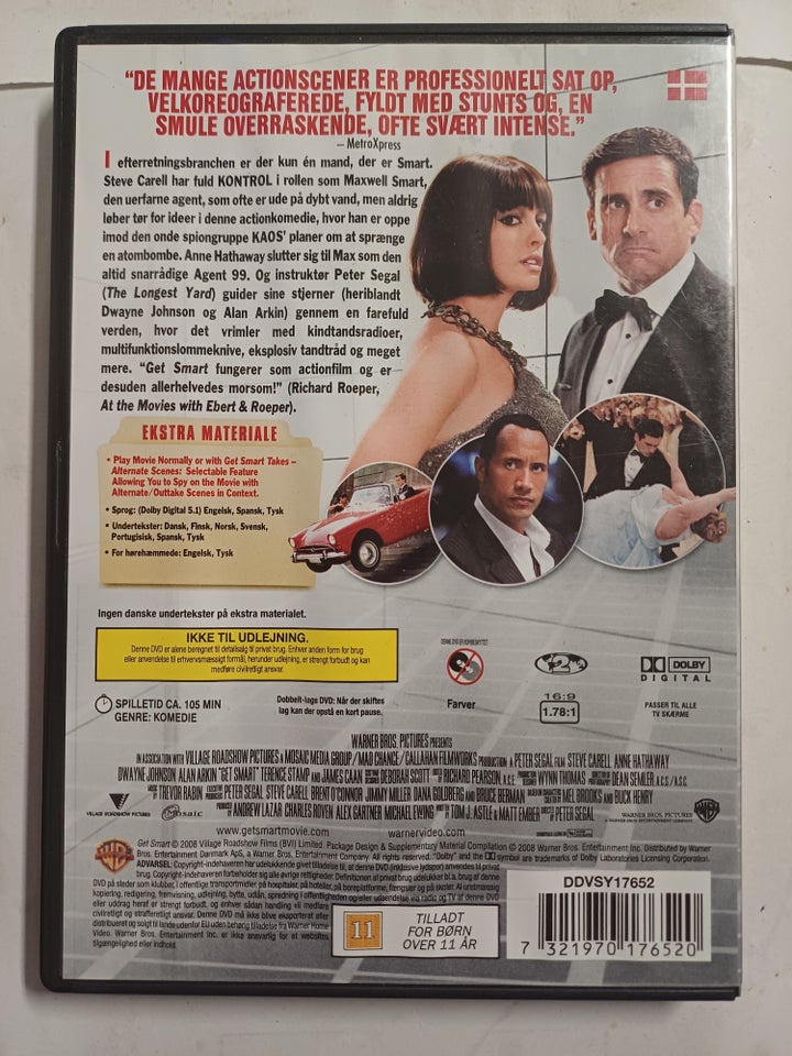 Get Smart, DVD, komedie