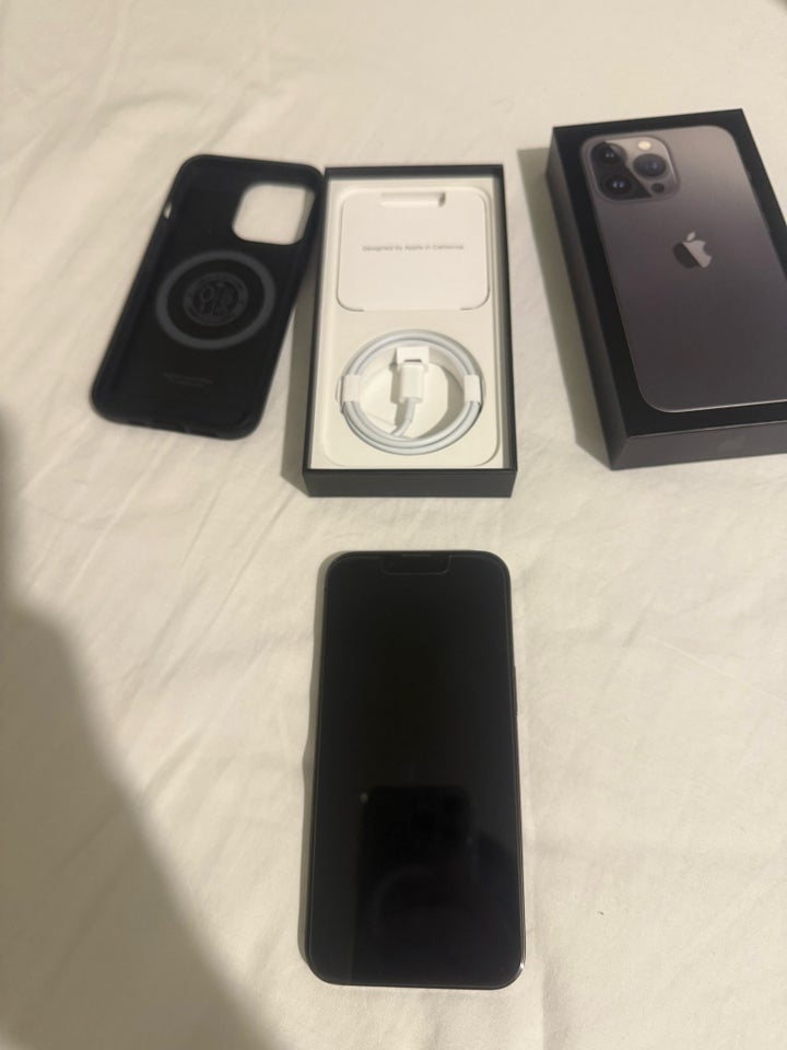 iPhone 13 Pro, 128 GB, sort