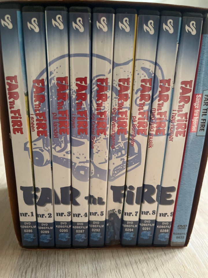 Far til fire 1 - 9 , DVD, familiefilm