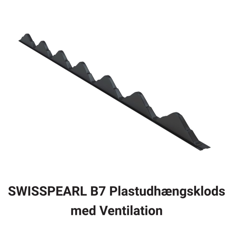 Plastudhængsklods, Swisspearl