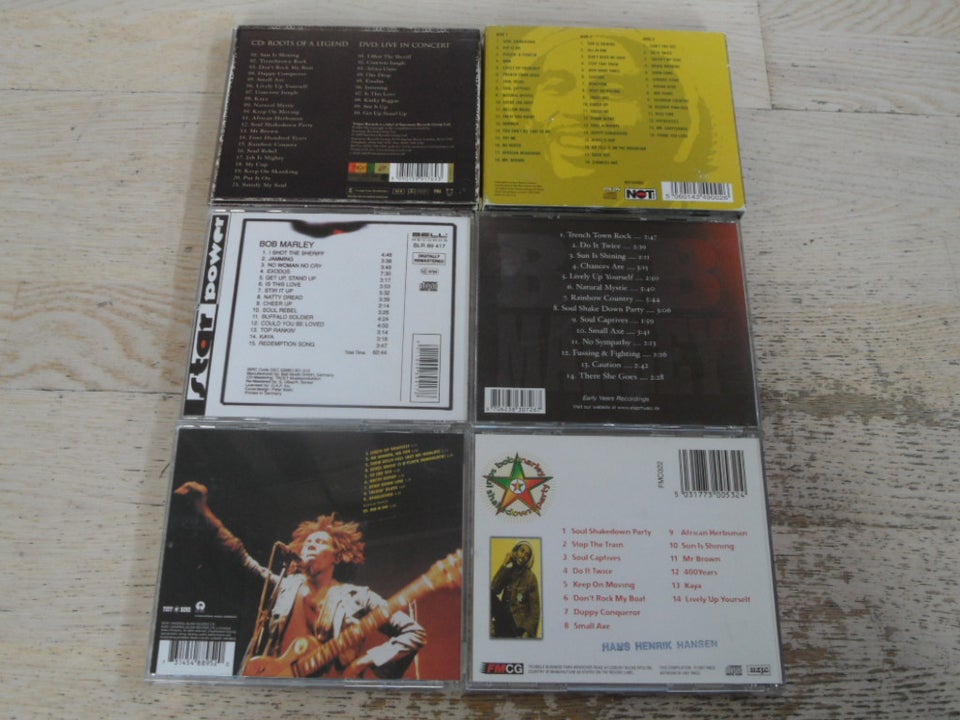 BOB MARLEY: 6 CD MED BOB MARLEY,