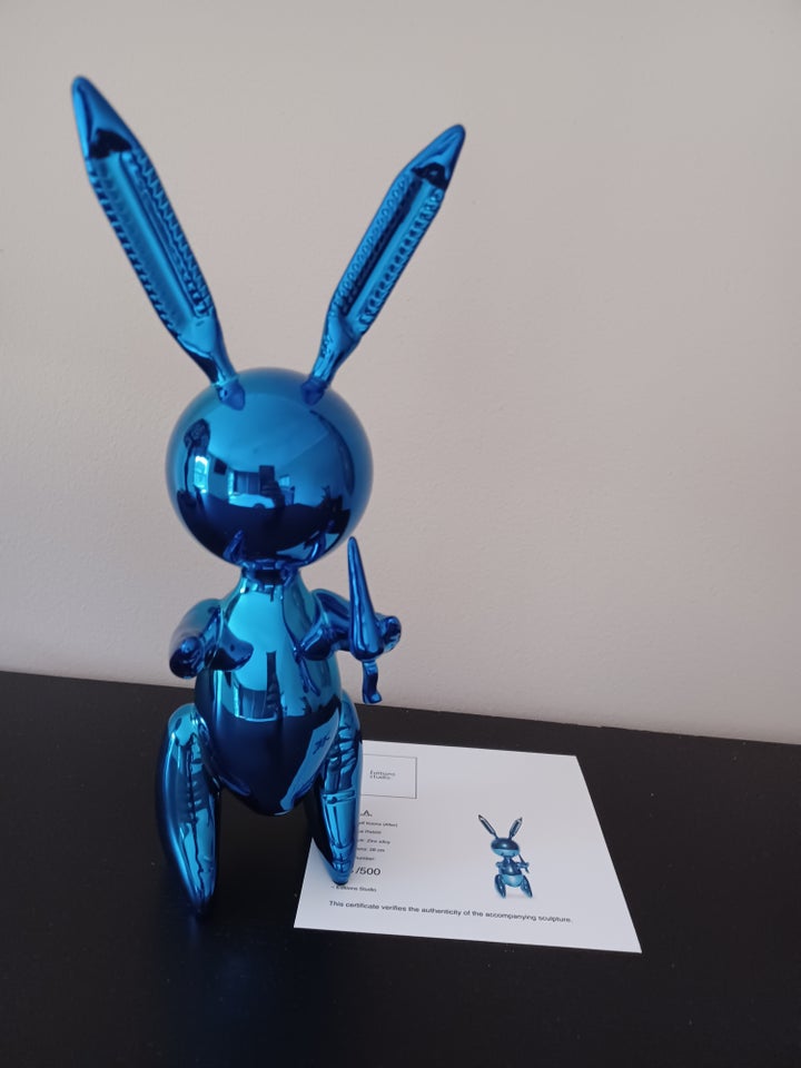 Balloon rabbit Jeff Koons motiv: