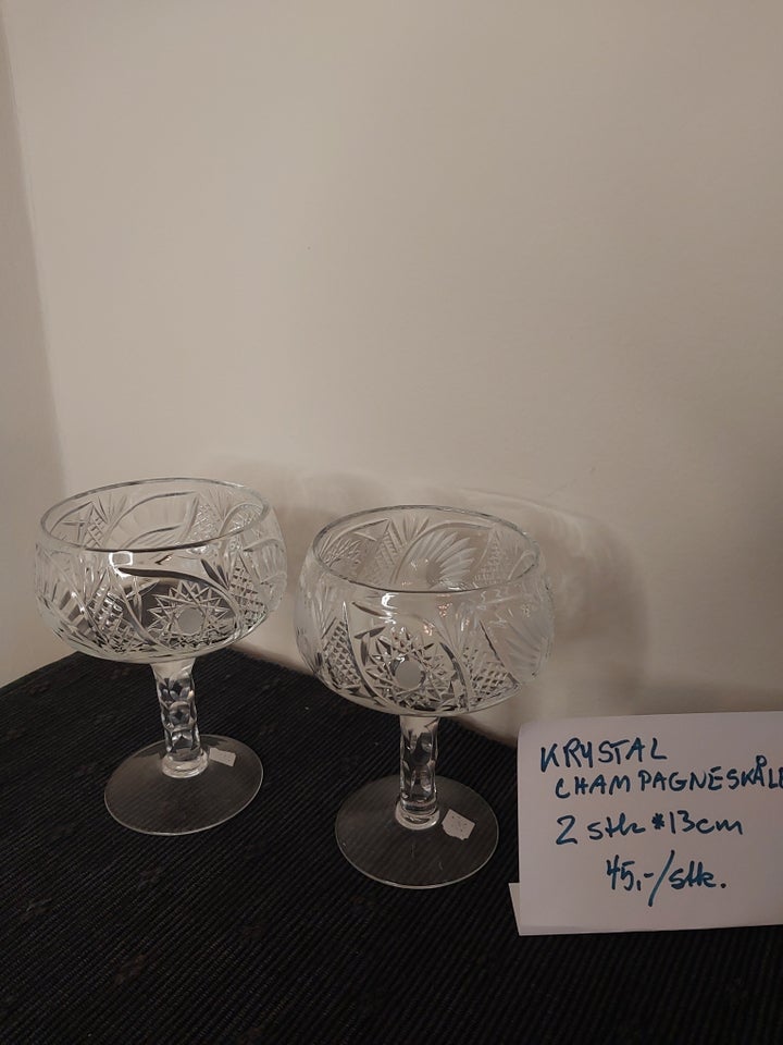 Glas, KRYSTAL CHAMPAGNESKÅLE