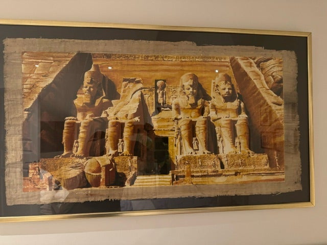 Papyrus motiv: Abu Simbel  b: 135