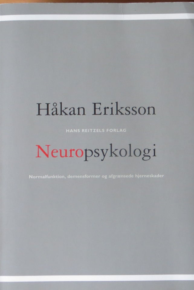 Neuropsykologi Håkan Eriksson