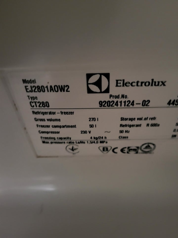 Køle/fryseskab Electrolux CT