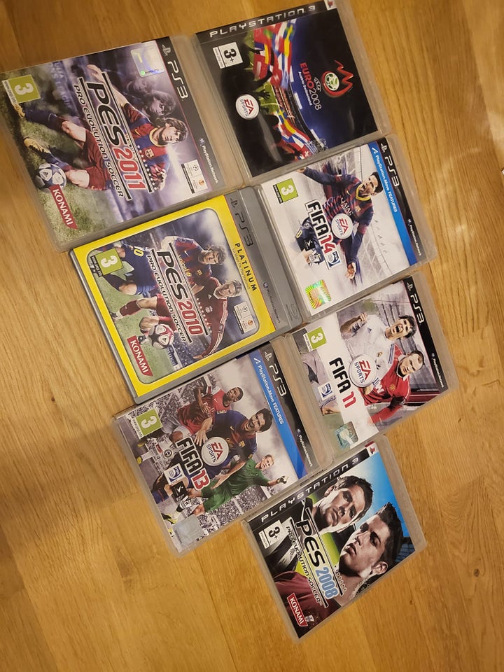 Fifa,pes samling, PS3