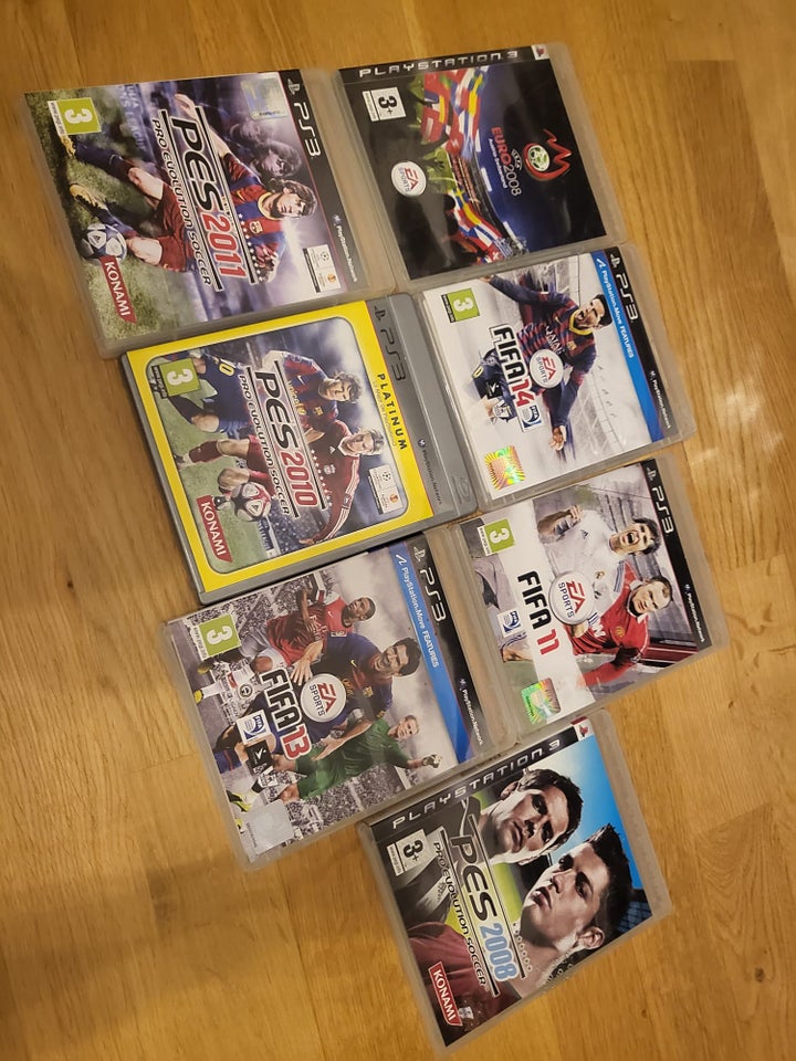 Fifa,pes samling, PS3