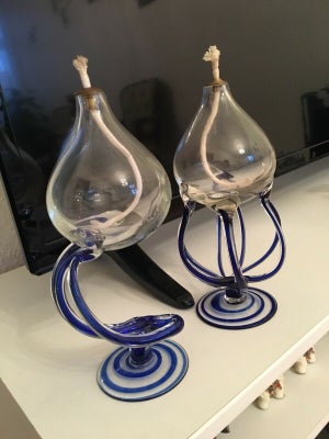 Glas Olie lampe 