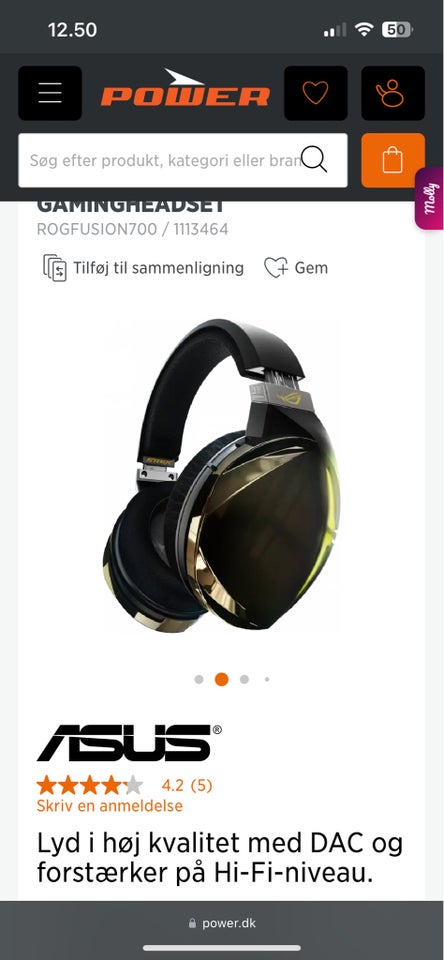 headset hovedtelefoner Andet