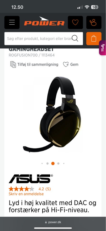 headset hovedtelefoner Andet